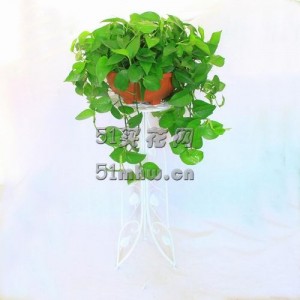 单层白色铁架